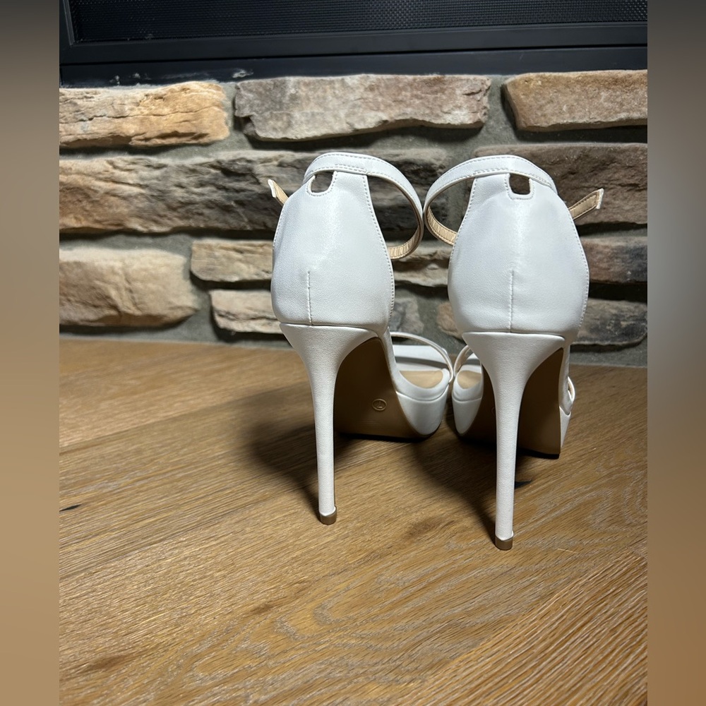 Lulus bridal engagement heels white heels - Picture 7 of 11